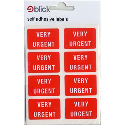 Blick Self Adhesive Labels "Very Urgent" (56pc)