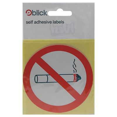 Blick Self Adhesive Labels No Smoking Symbols