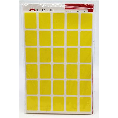 Blick Self Adhesive Labels 19mm x 25mm Yellow (960pc)