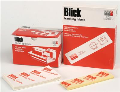 Blick Self Adhesive Labels Franking Manual Feed 40mm x 135mm (1000pc)