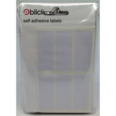 Blick Self Adhesive Labels 20mm x 50mm White (42pc)