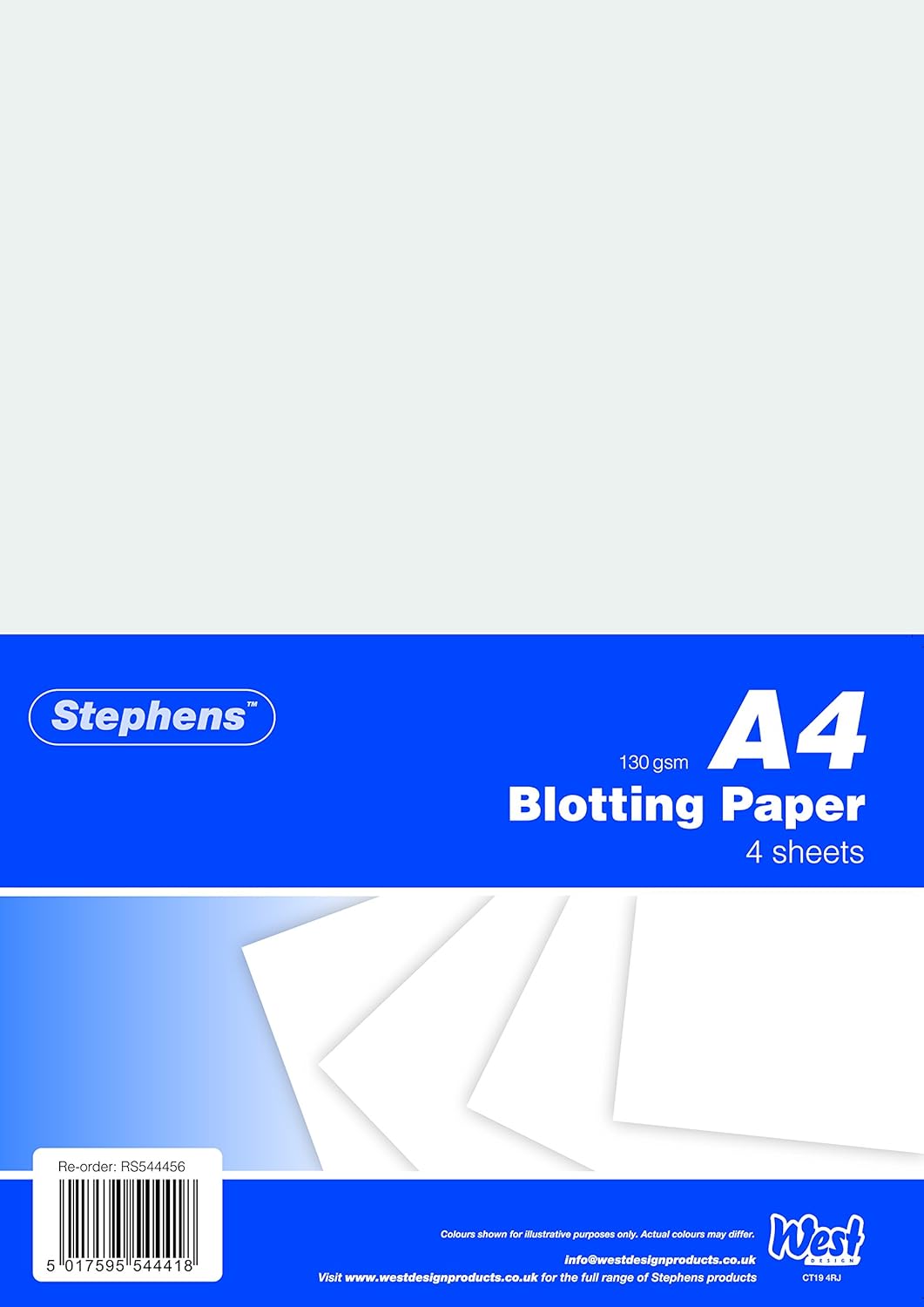 Stephens A4 White Blotting Paper A4 4shts