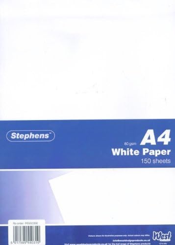 Stephens A4 White Paper 80gsm 150shts
