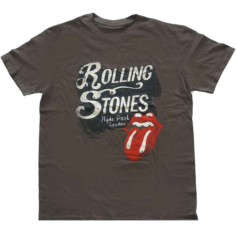 The Rolling Stones Unisex T-Shirt Hyde Park Grey (M)