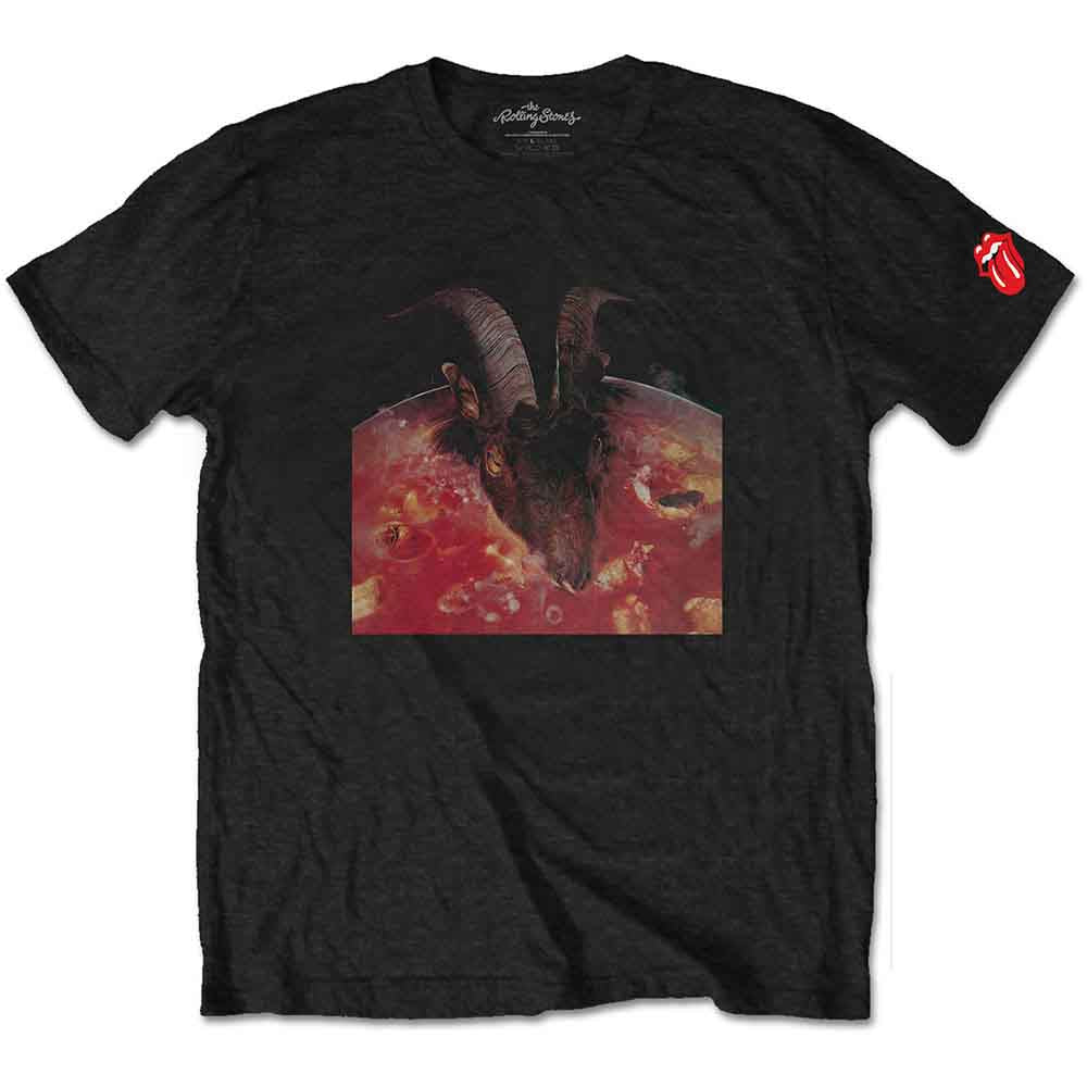 The Rolling Stones Unisex T-Shirt Goats Head Soup (Back Print) Black (XL)