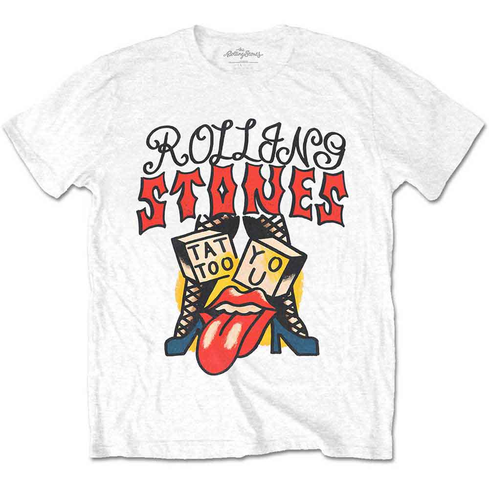 The Rolling Stones Unisex T-Shirt Tattoo You II White (XL)