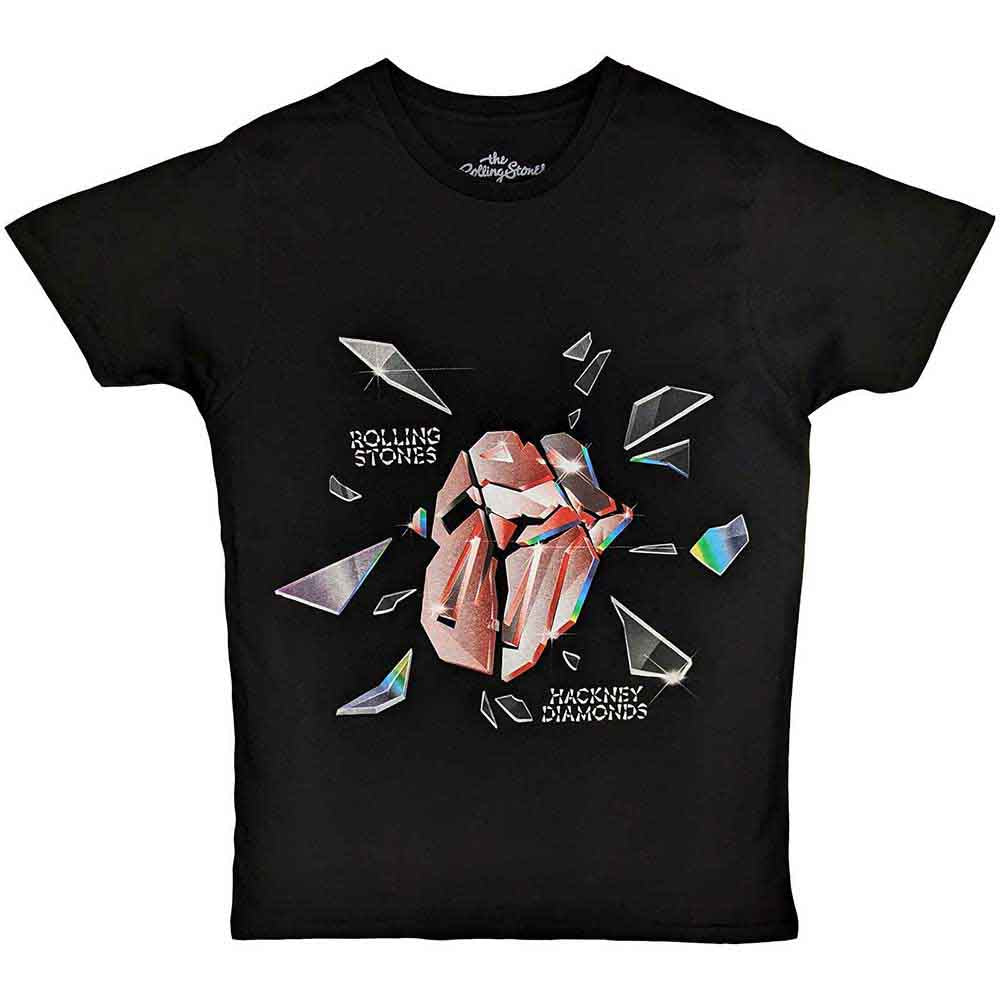 The Rolling Stones Unisex T-Shirt Hackney Diamonds Explosion Black (S)