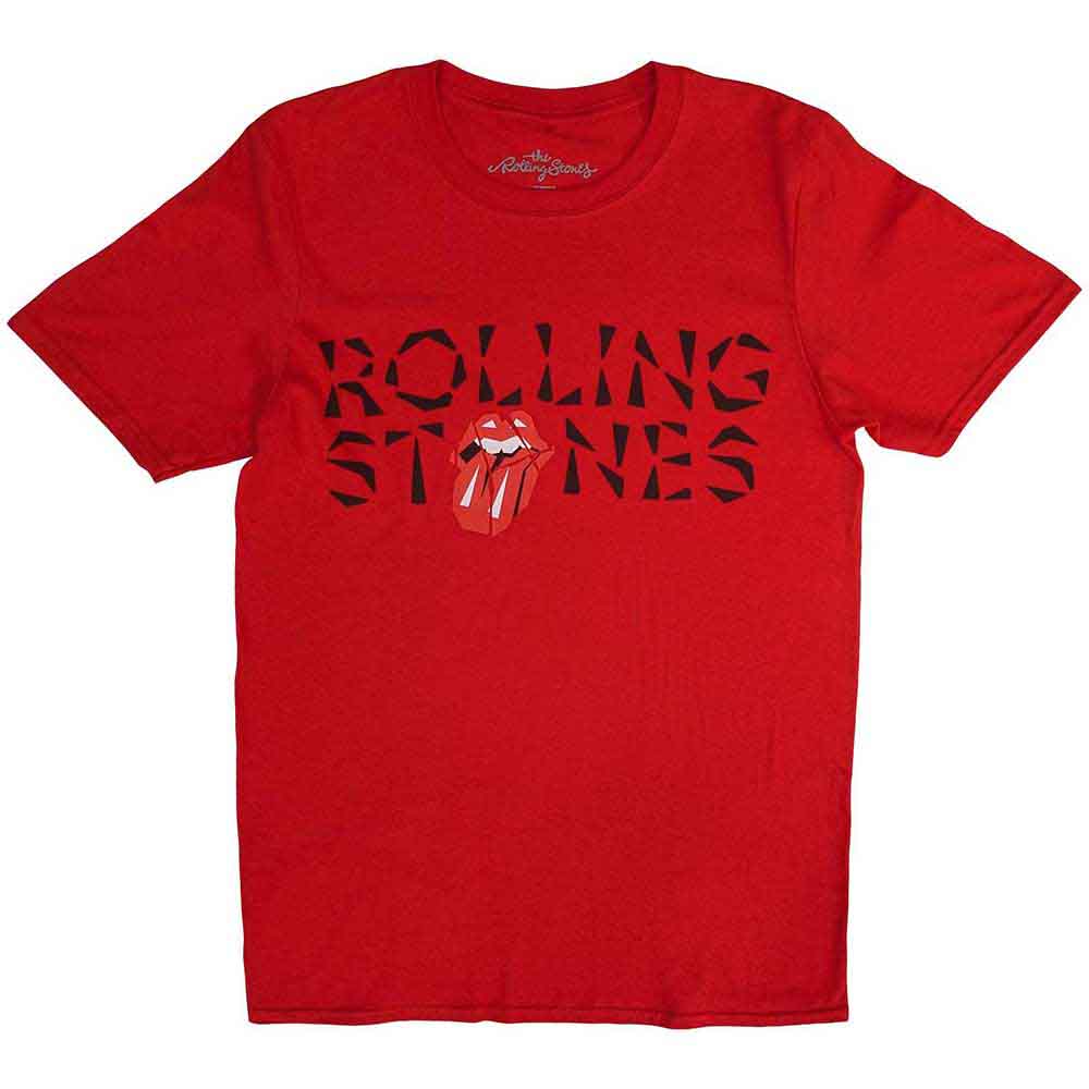 The Rolling Stones Unisex T-Shirt Hackney Diamonds Shard Logo Red (L)