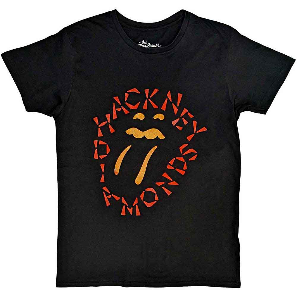 The Rolling Stones Unisex T-Shirt Hackney Diamonds Negative Tongue Black (XXL)