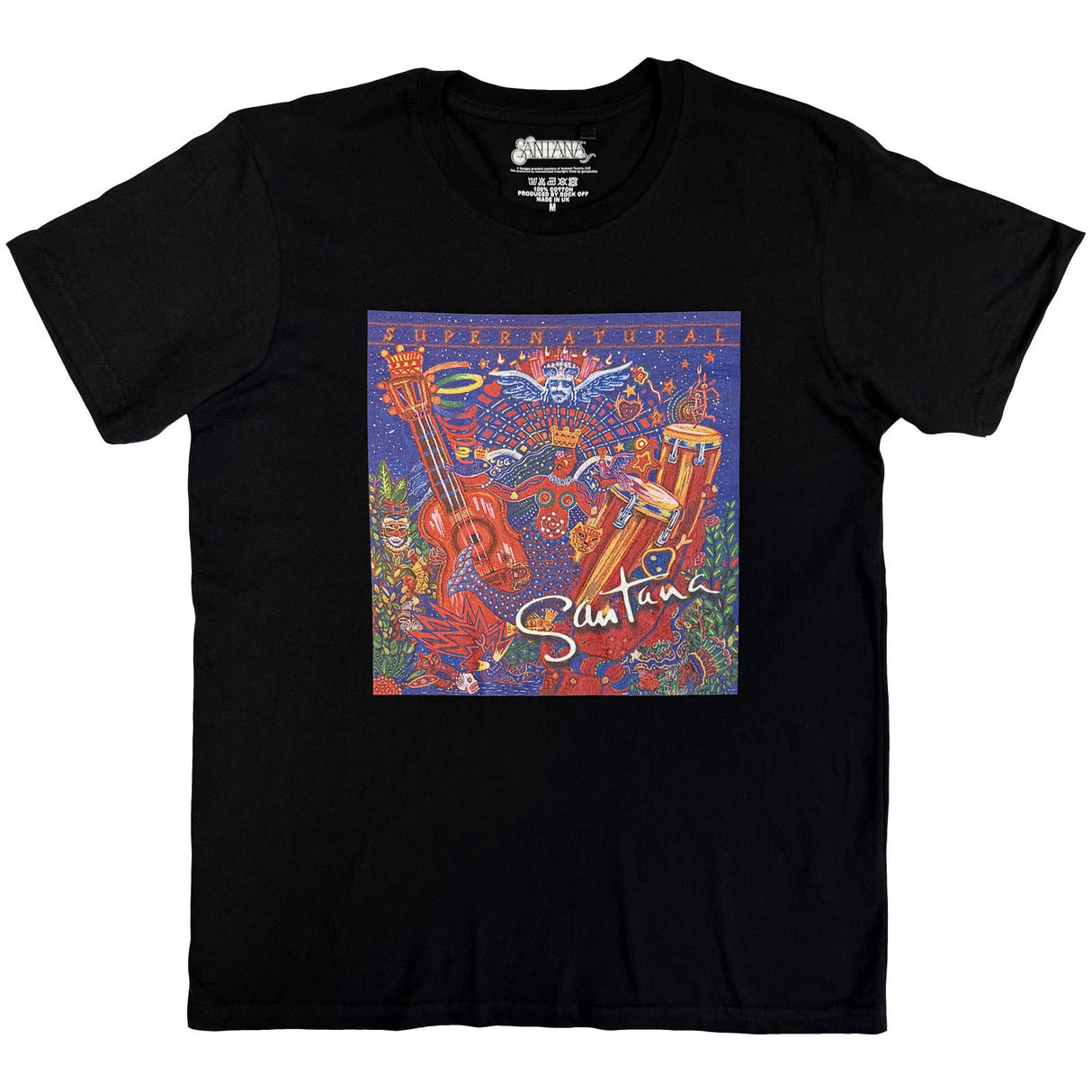 Santana Unisex T-Shirt Supernatural Black (XL)