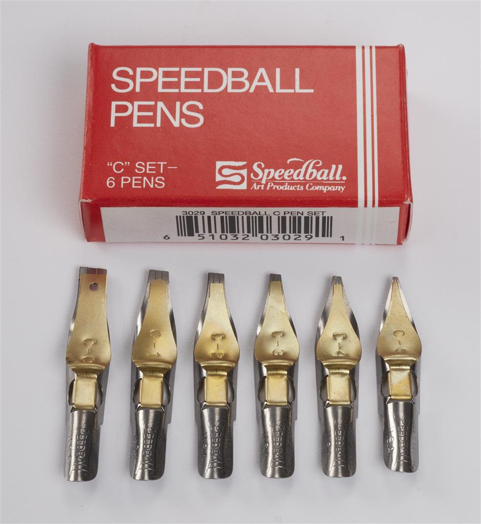 Speedball Calligraphy Pen Nib Set C-Series Flat Broad Edge