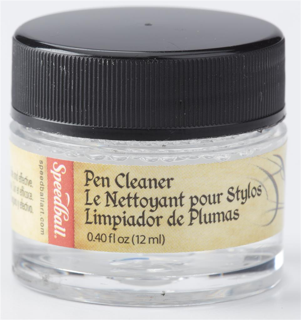 Speedball Pigmented Acrylic Calligraphy Ink 12ml Pen Cleaner