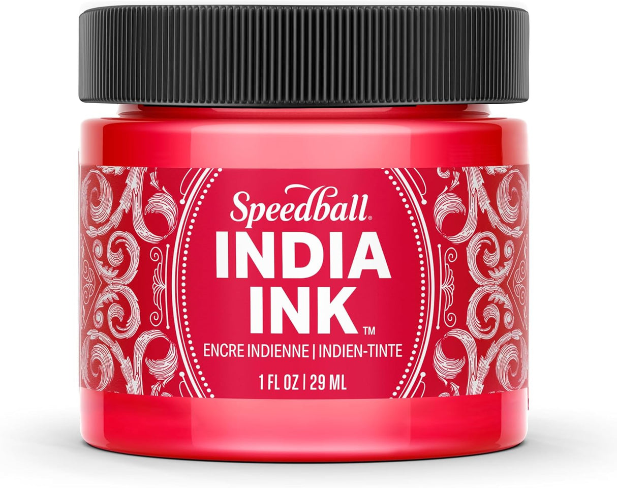 Speedball India Ink 1oz Ruby
