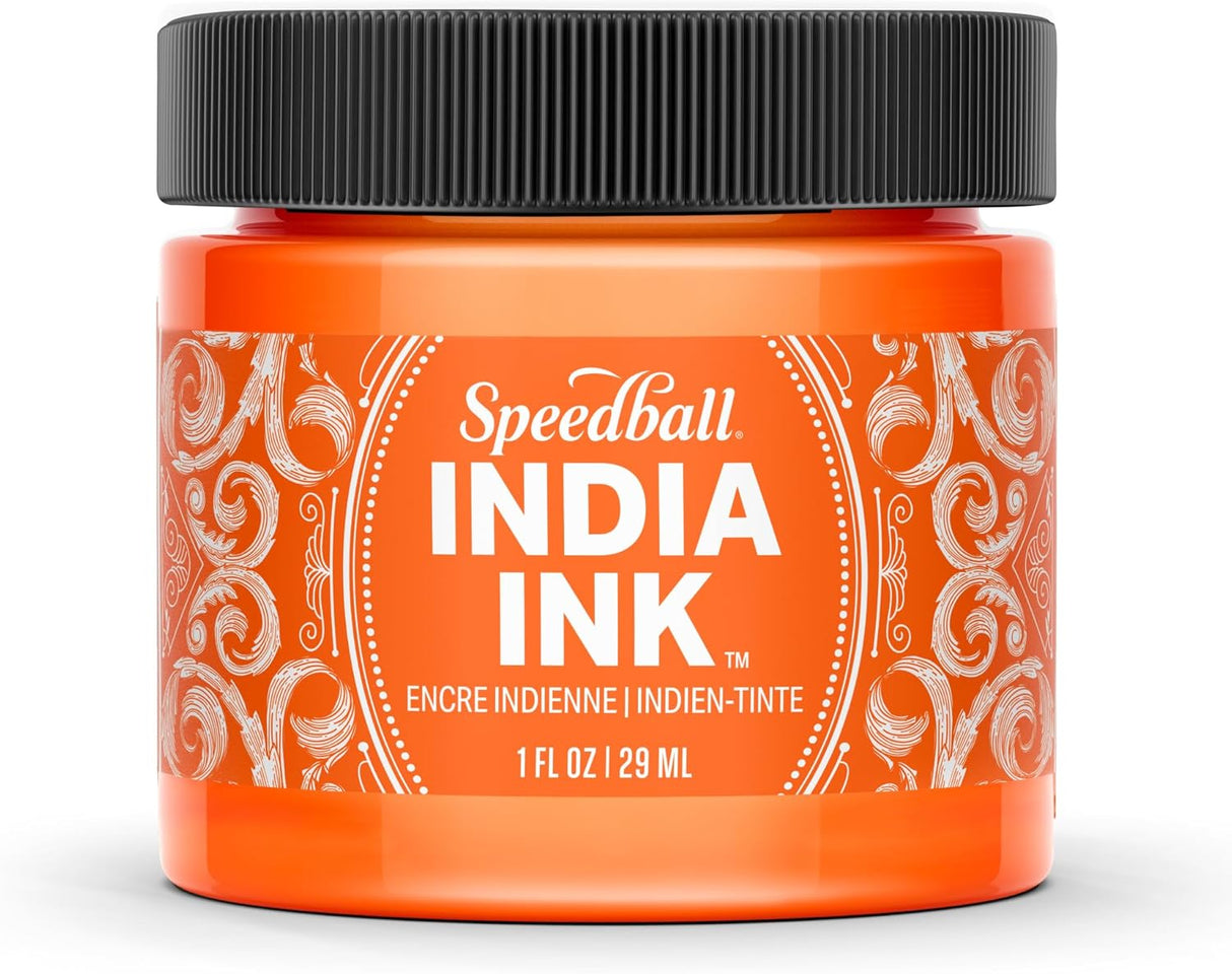 Speedball India Ink 1oz Citrine