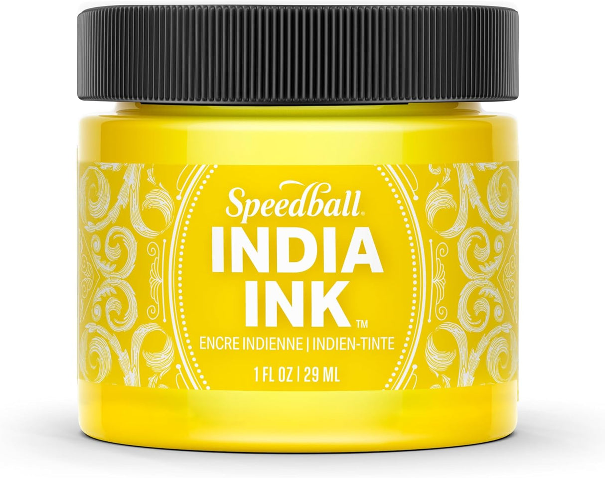 Speedball India Ink 1oz Canary
