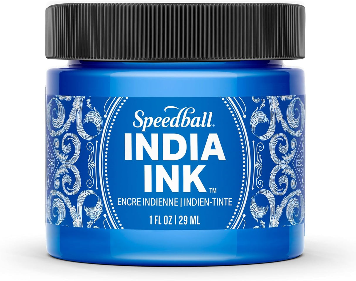 Speedball India Ink 1oz Sapphire