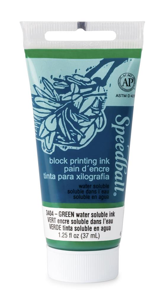 Speedball Water-Soluble Block Printing Ink Green 37ml (3404)