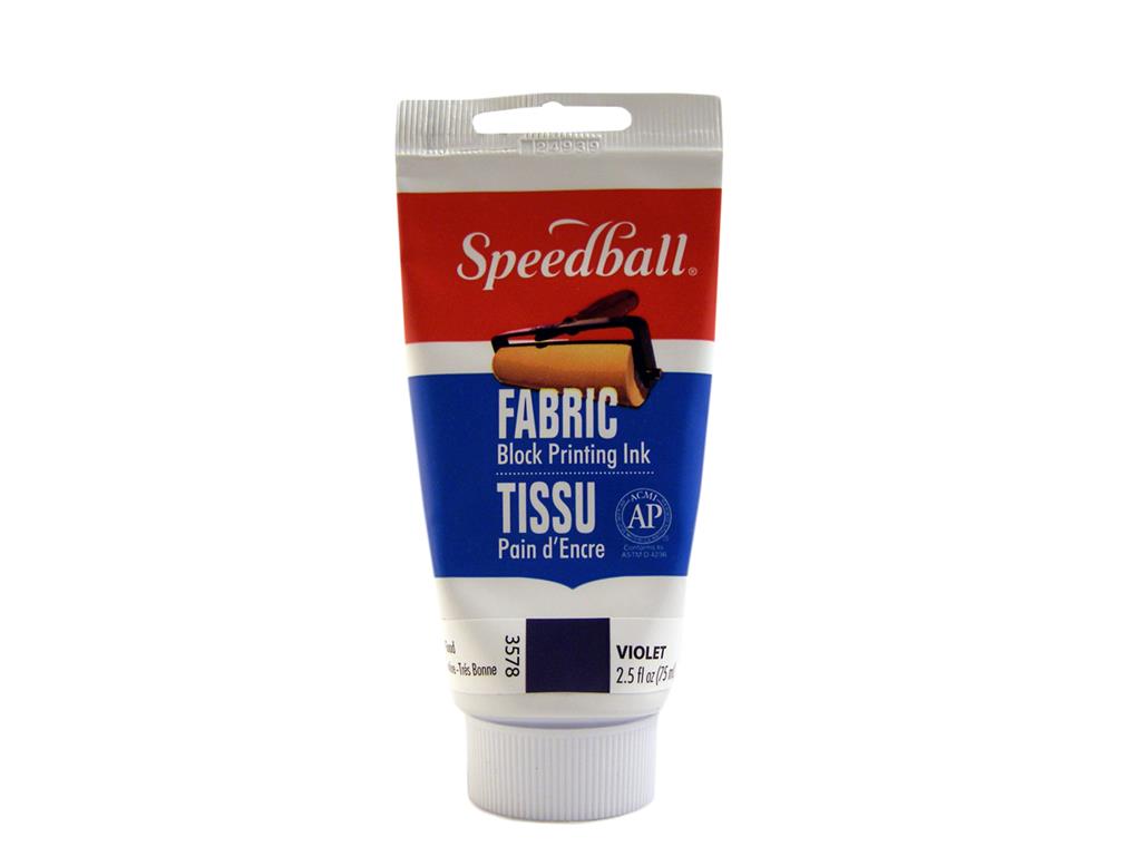 Speedball Fabric Block Printing Ink Violet 75ml (3578)