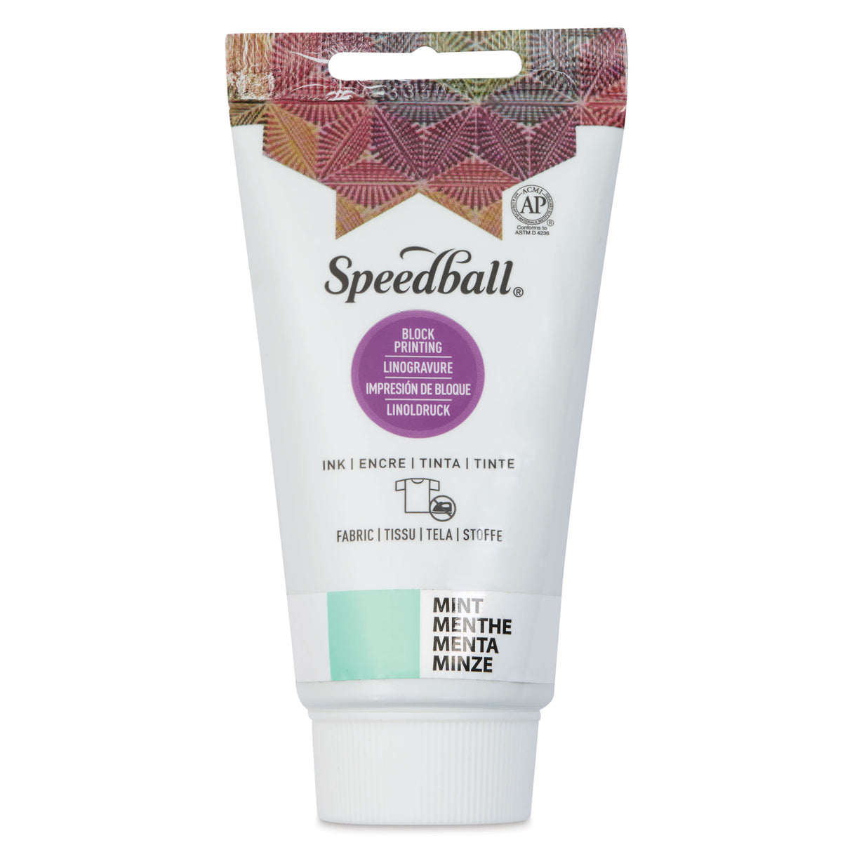 Speedball Fabric Block Printing Ink Mint 75ml (3586)