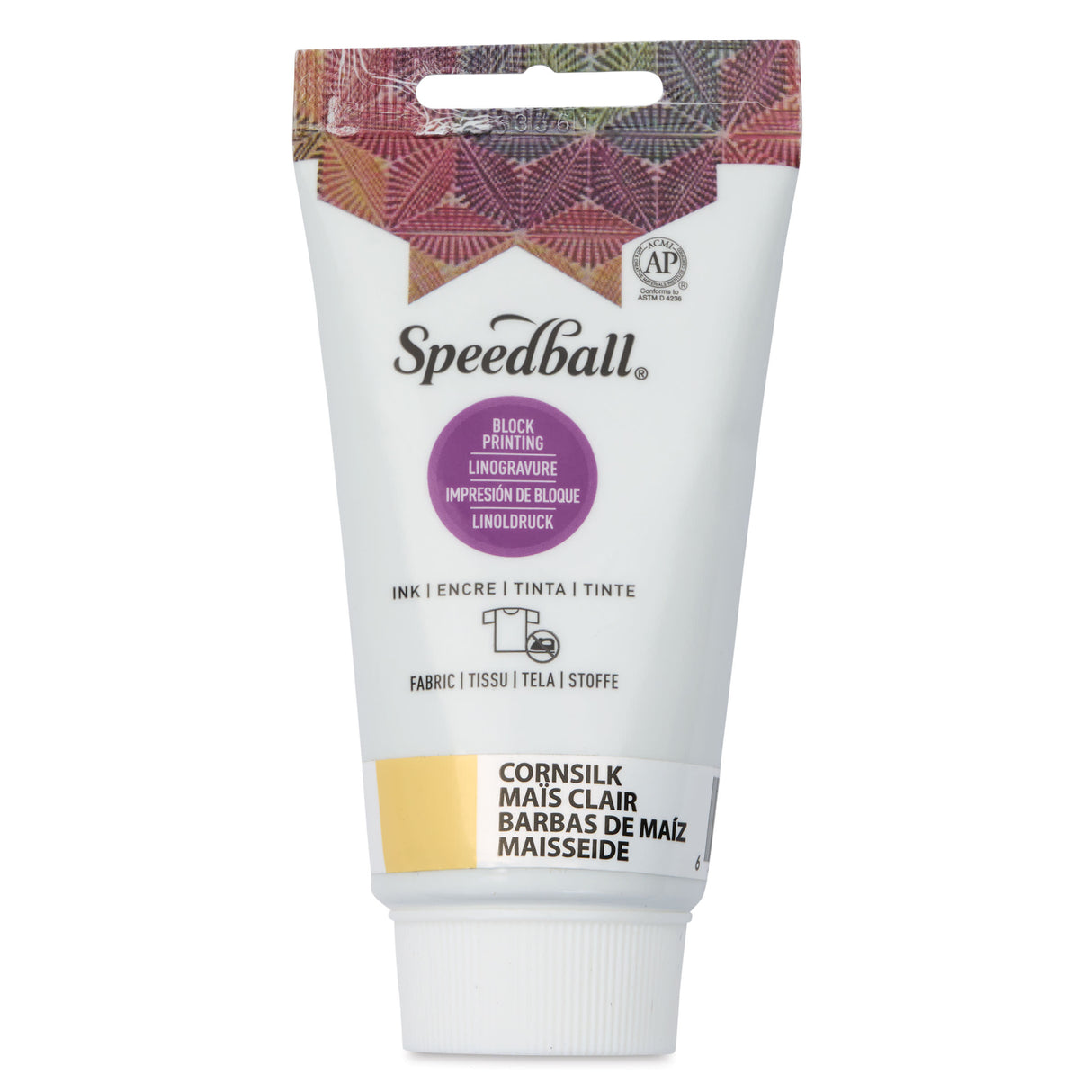 Speedball Fabric Block Printing Ink Cornsilk 75ml (3588)