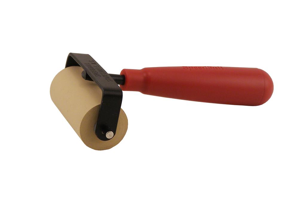 Speedball Soft Rubber Brayer Ink Roller 2.5" Heavy Duty Steel Frame Plastic Core