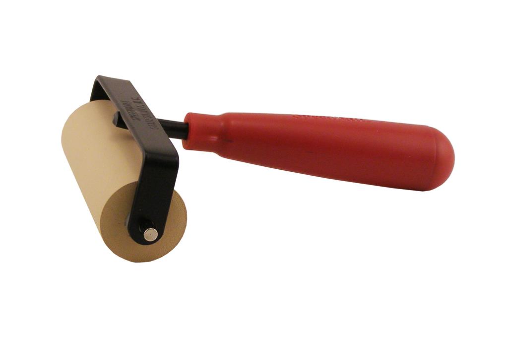 Speedball Soft Rubber Brayer Ink Roller 3.0" Heavy Duty Steel Frame Plastic Core