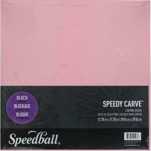 Speedball Speedy-Carve 11.75" x 11.75" Block Pink