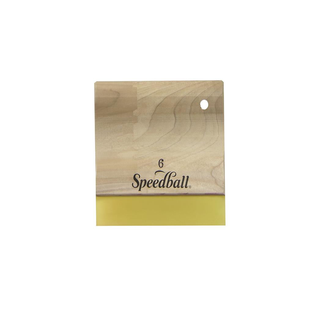 Speedball Graphic Squeegee 6.0" Urethane 70 Durometer Yellow