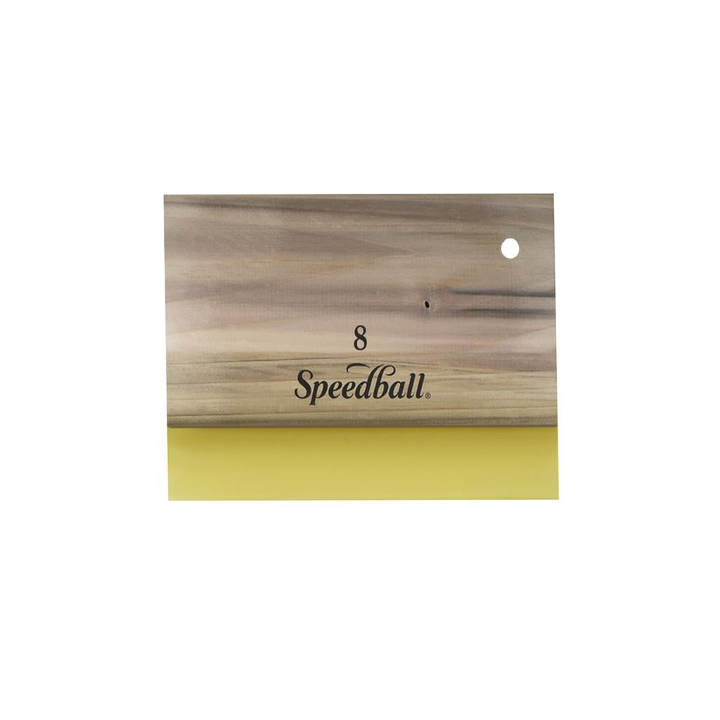 Speedball Graphic Squeegee 8.0" Urethane 70 Durometer Yellow