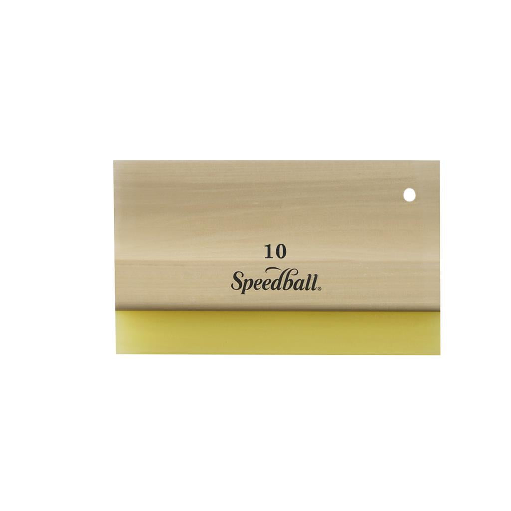Speedball Graphic Squeegee 10" Urethane 70 Durometer Yellow