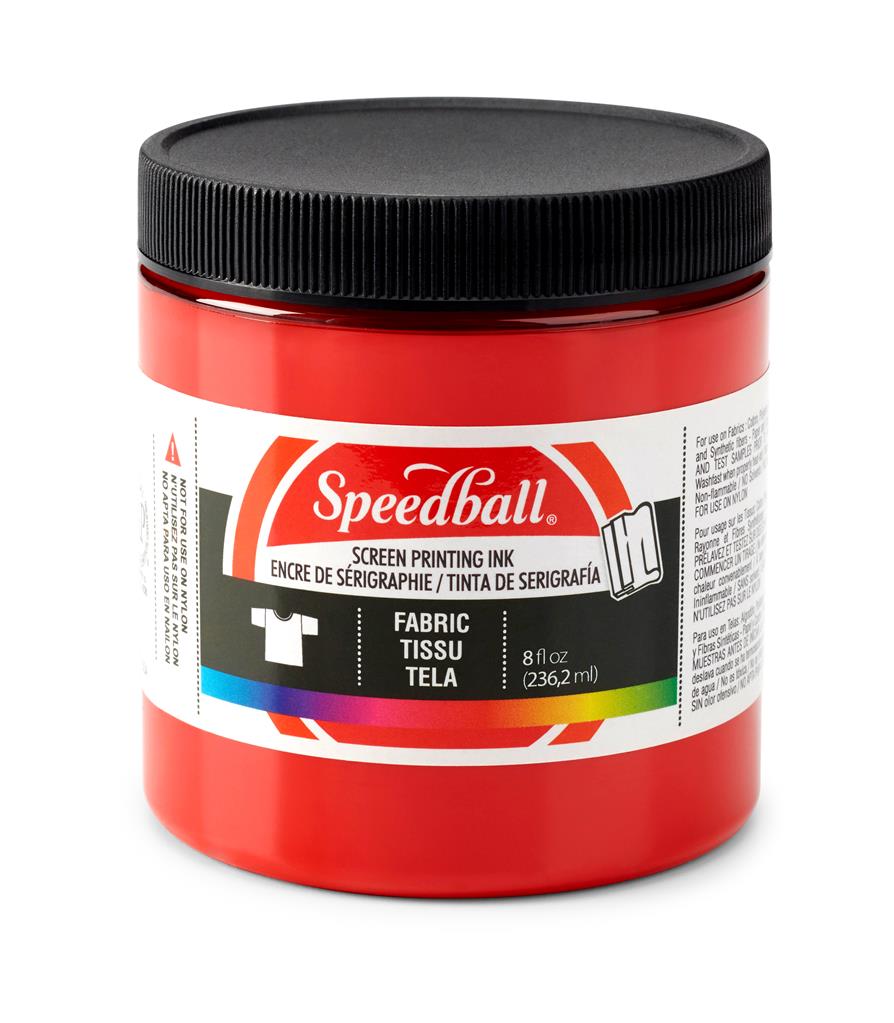 Speedball Fabric Screen Printing Ink Red 8oz (4561)