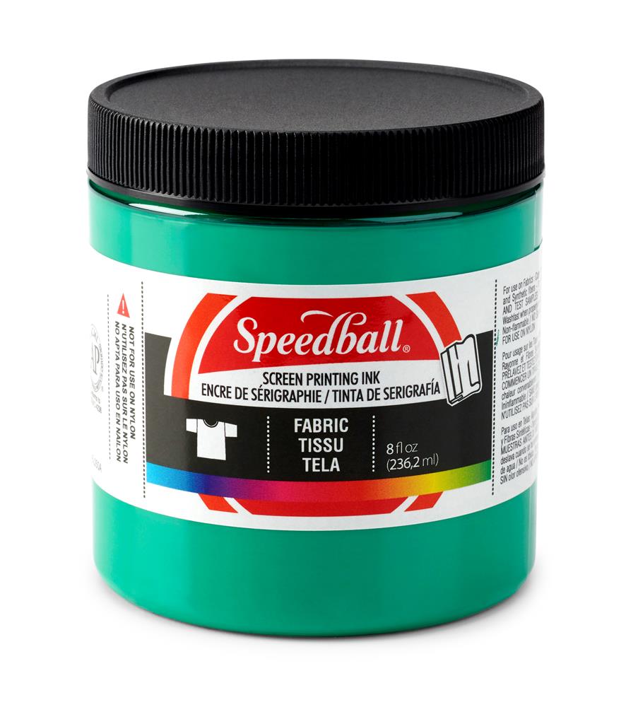 Speedball Fabric Screen Printing Ink Green 8oz (4564)
