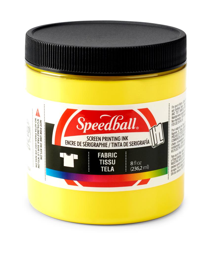 Speedball Fabric Screen Printing Ink Yellow 8oz (4565)