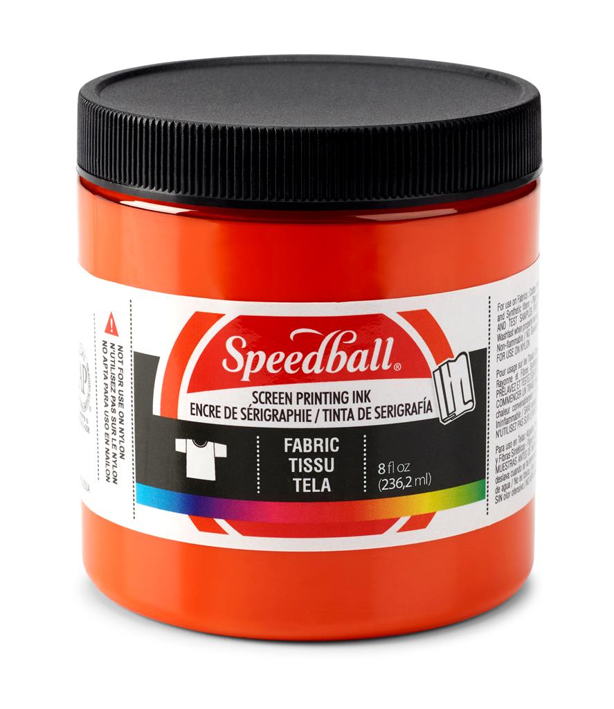 Speedball Fabric Screen Printing Ink Orange 8oz (4569)