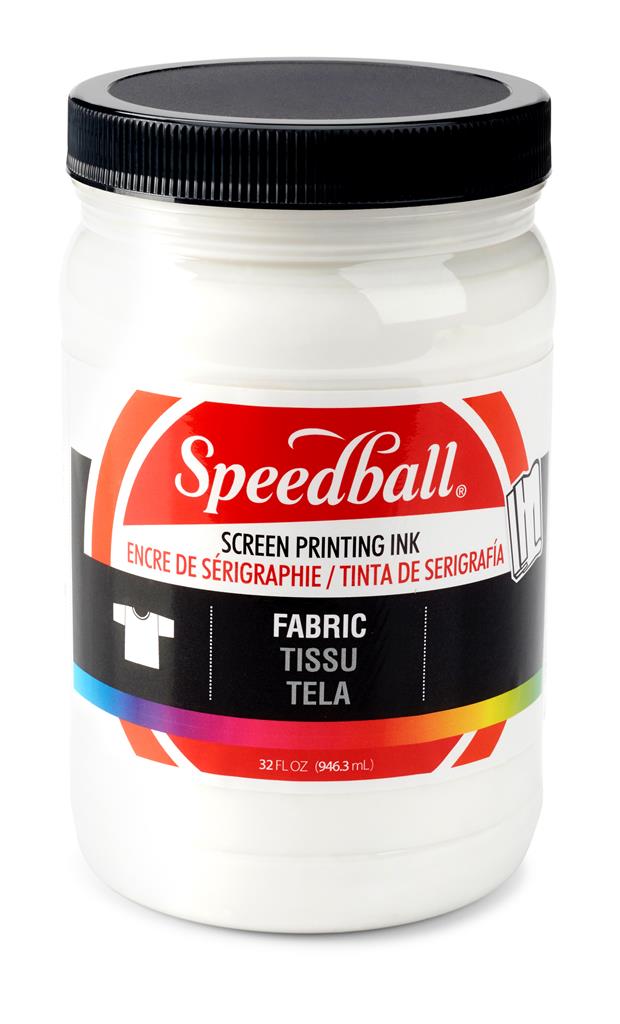 Speedball Fabric Screen Printing Ink White 32oz (4603)