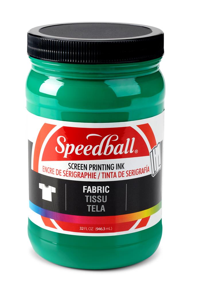 Speedball Fabric Screen Printing Ink Green 32oz (4604)