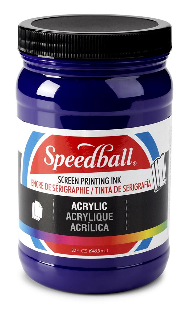 Speedball Acrylic Screen Printing Ink Violet 32oz (4650)