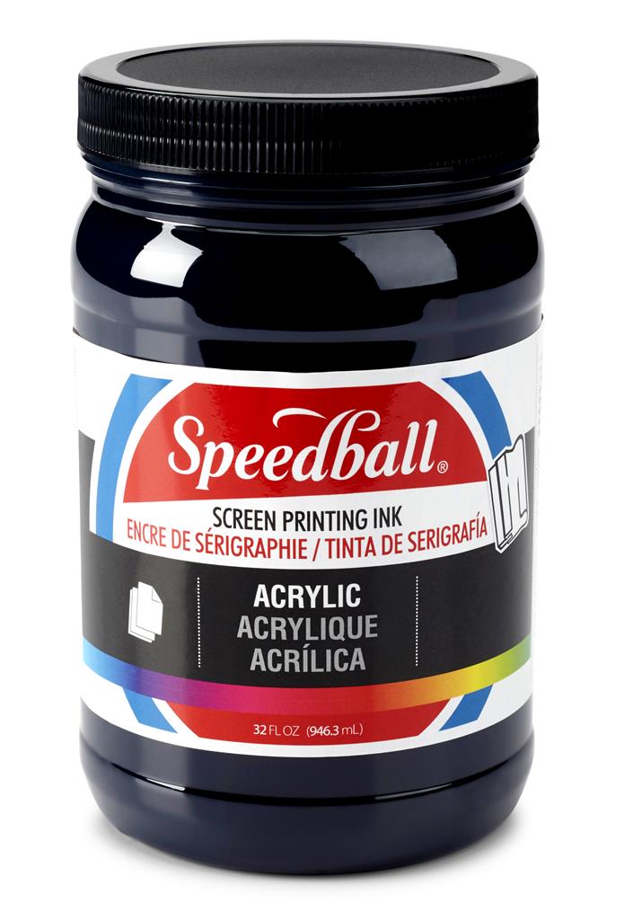 Speedball Acrylic Screen Printing Ink Dark Blue 32oz (4652)