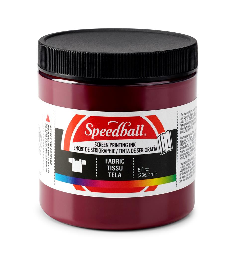 Speedball Fabric Screen Printing Ink Burgundy 8oz (4684)