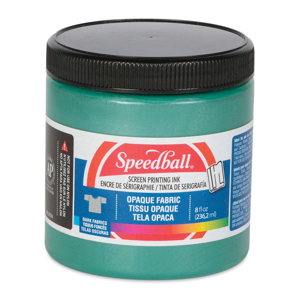 Speedball Opaque Fabric Screen Printing Ink Prim Peacock 8oz (4832)