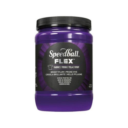 Speedball Flex Screen Printing Fabric Ink Bright Plum 32oz (5221)