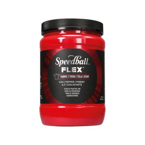 Speedball Flex Screen Printing Fabric Ink Chili Pepper 32oz (5224)