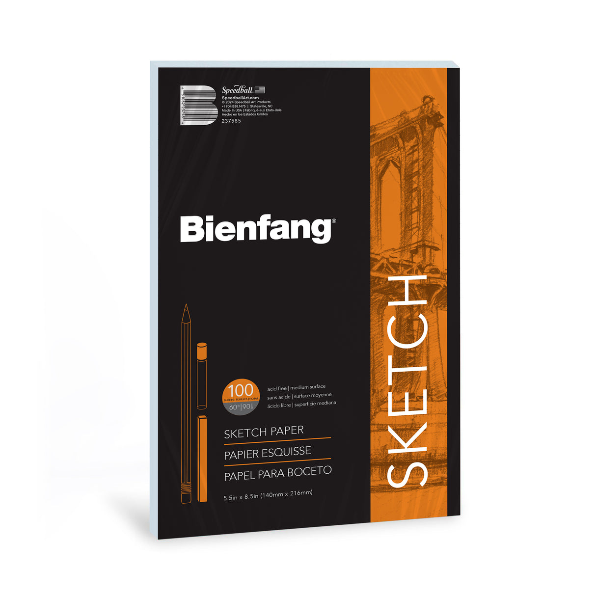 Speedball Bienfang Sketch Paper 5.5" x 8.5" 90gsm (100pk)