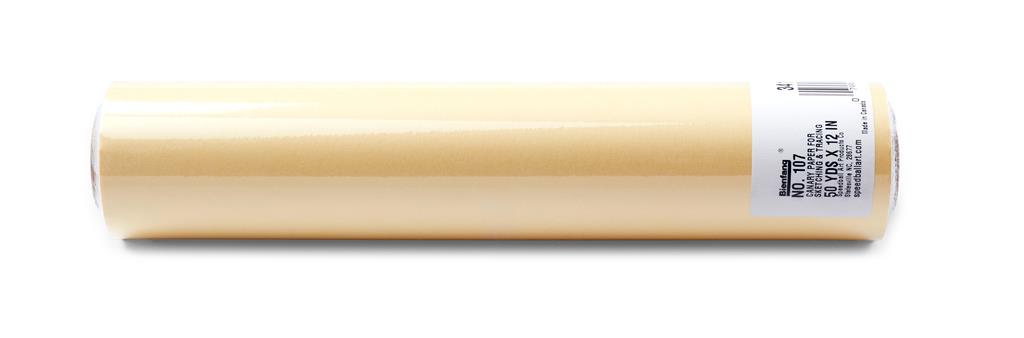 Speedball Bienfang #107 Sketching & Tracing Paper Roll 28gsm 150ft x 12" Canary