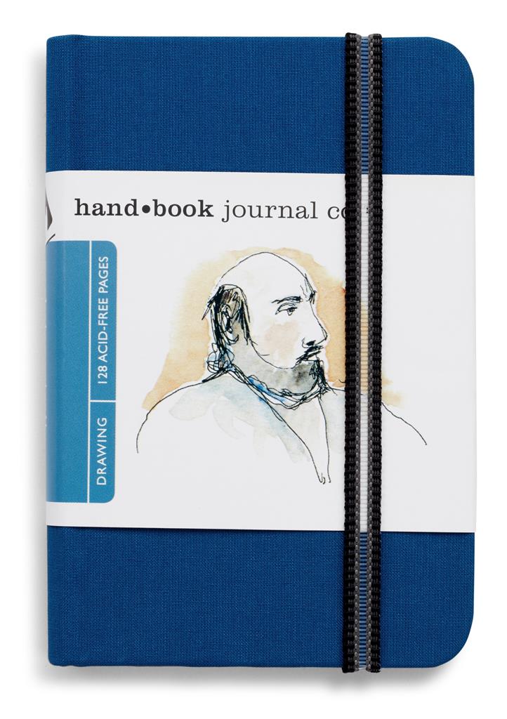 Speedball Drawing Journal 3.5" x 5.5" Portrait Ultramarine Blue