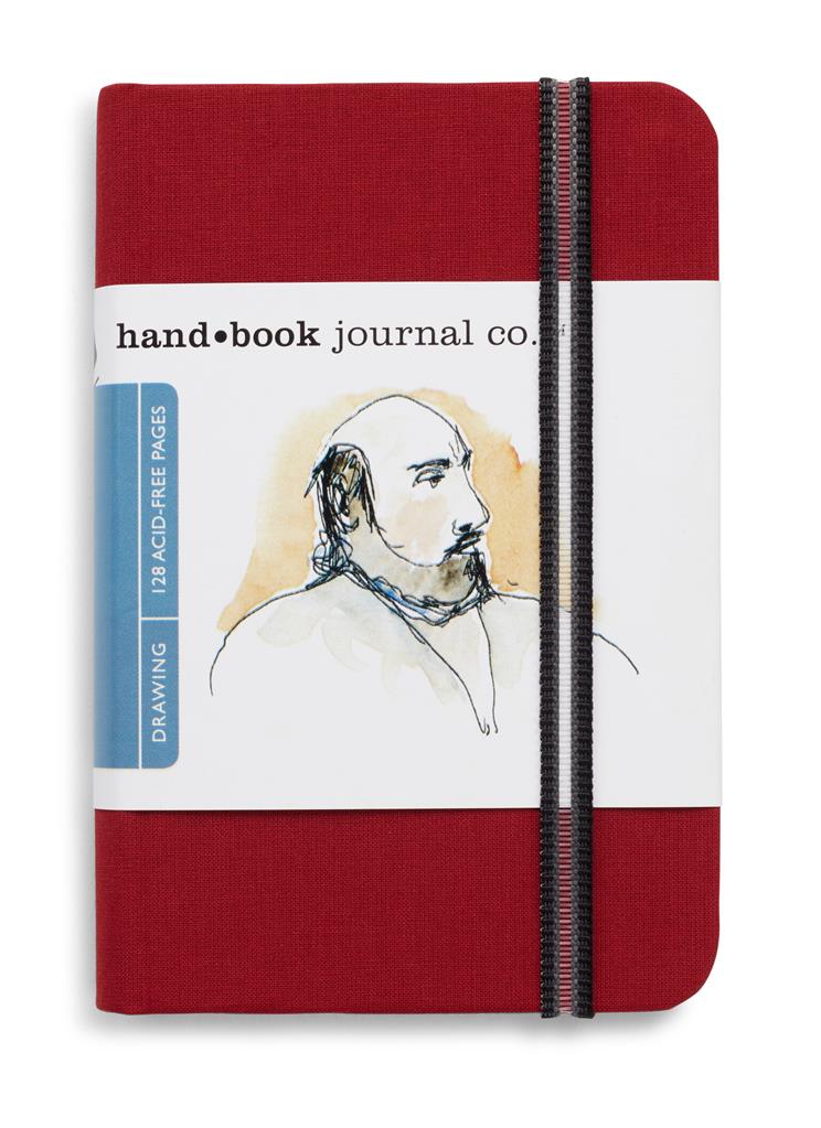 Speedball Drawing Journal 3.5" x 5.5" Portrait Vermilion Red