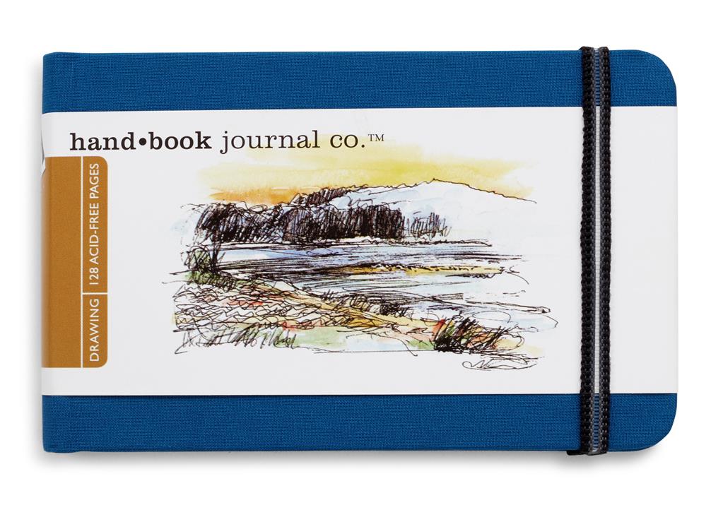 Speedball Drawing Journal 3.5" x 5.5" Landscape Ultramarine Blue