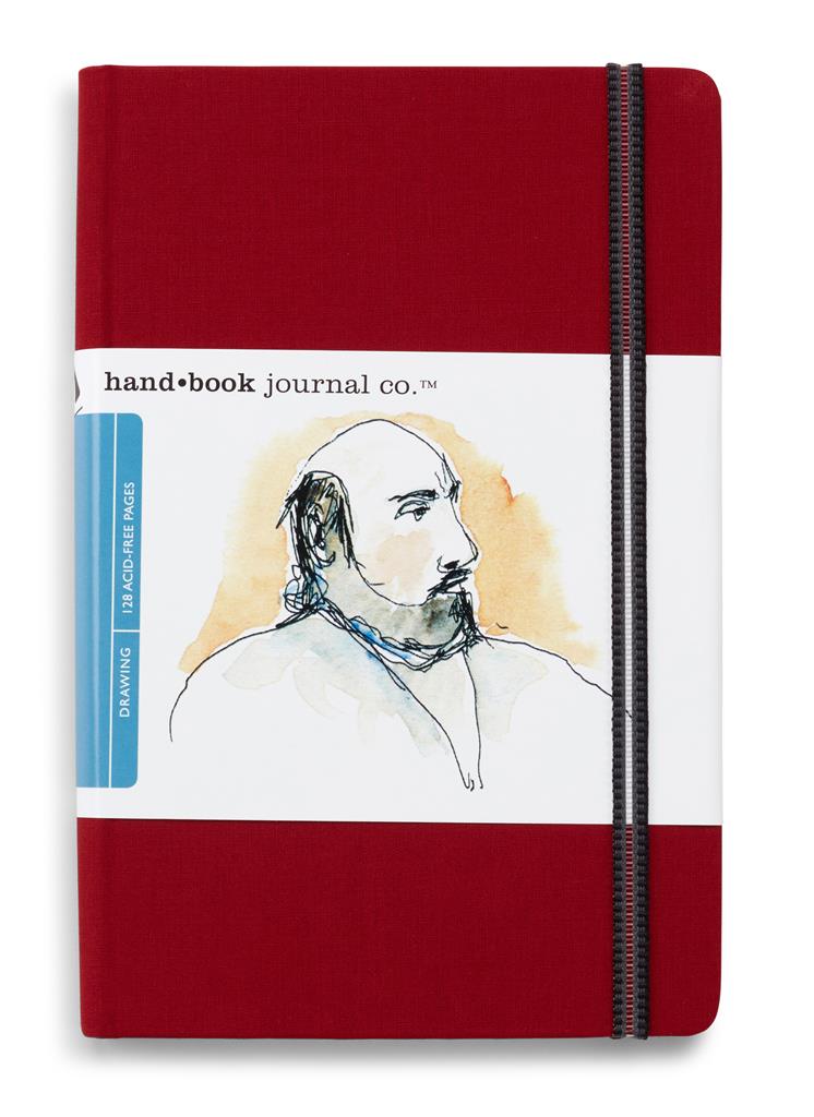 Speedball Drawing Journal 5.5" x 8.25" Portrait Vermilion Red