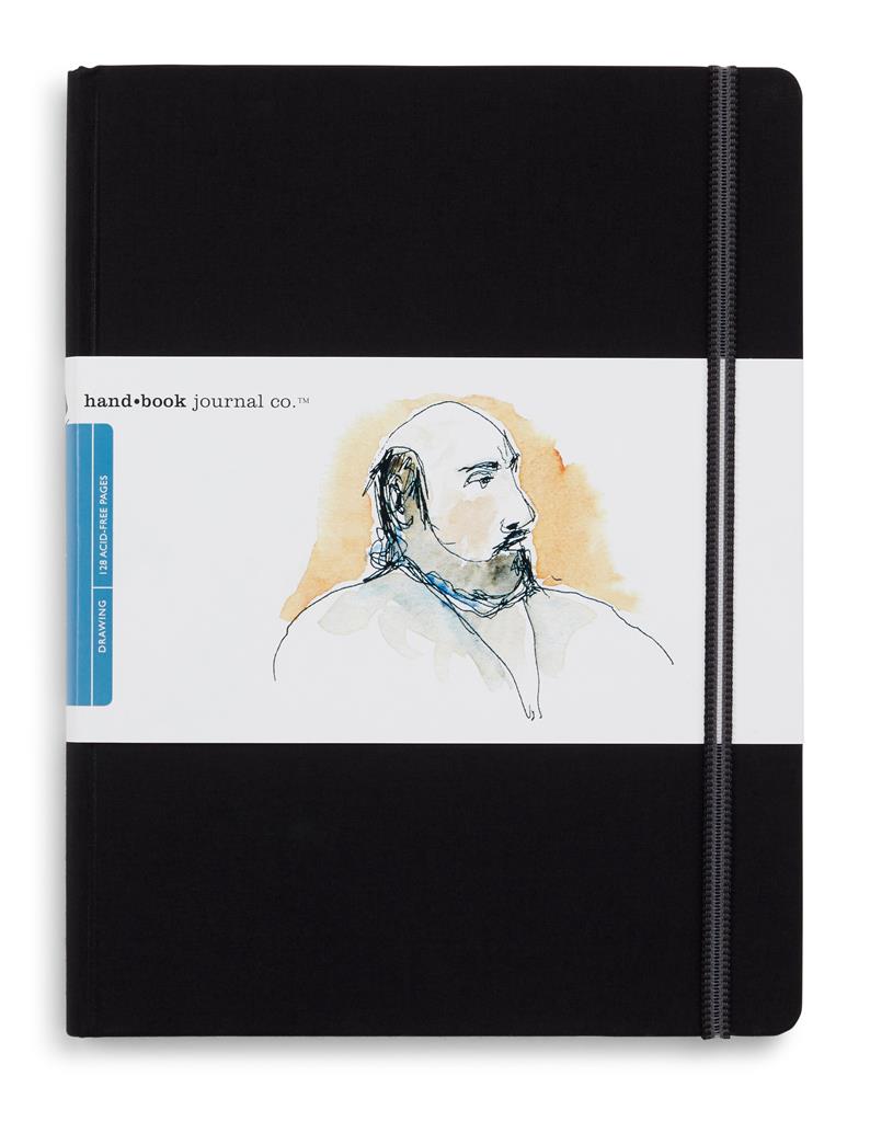 Speedball Drawing Journal 10.5" x 8.25" Large Portrait Ivory Black