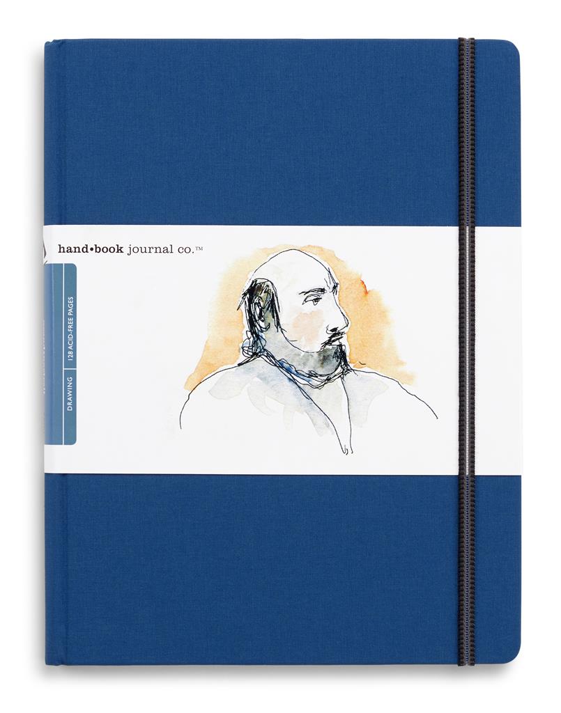 Speedball Drawing Journal 10.5" x 8.25" Large Portrait Ultramarine Blue